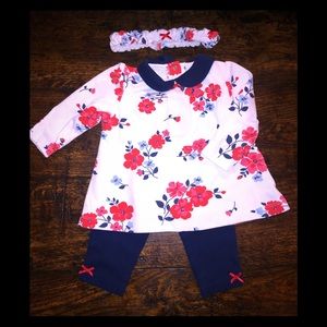 Little Me 3pc Set Size 9mo